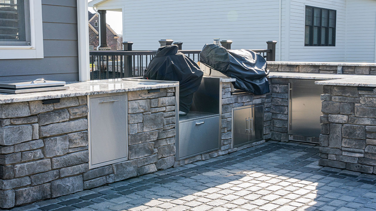 Complete Outdoor Kitchen Patio